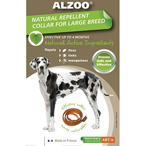 Ab7am 420019 Alzoo Diffusing Dog Collar - Extra Large