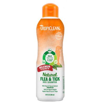 Tropcl 451208 20 Oz Natural Flea & Tick Shampoo