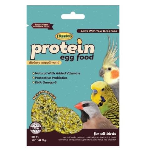 Higgin 466022 5 Oz Protein Egg Food Bird Supplement