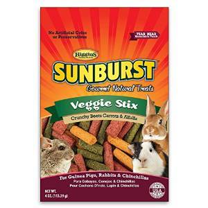 Higgin 466040 4 Oz Sunburst Veggie Stix Gourmet Treats For Guinea Pigs, Rabbits & Chinchill
