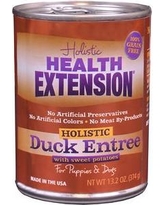 Vetsch 587036 13.2 Oz Health Extension Grain Free Dck Entr Dog, 12 Count