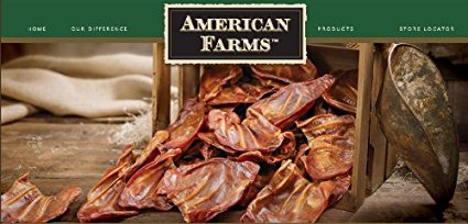 Premph 481022 American Farms Natural Pig Ear, 100 Count