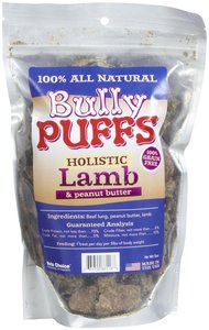 Vetsch 587111 5 Oz Health Extension Bully Puffs Dog Treat - Lamb & Peanut Butter