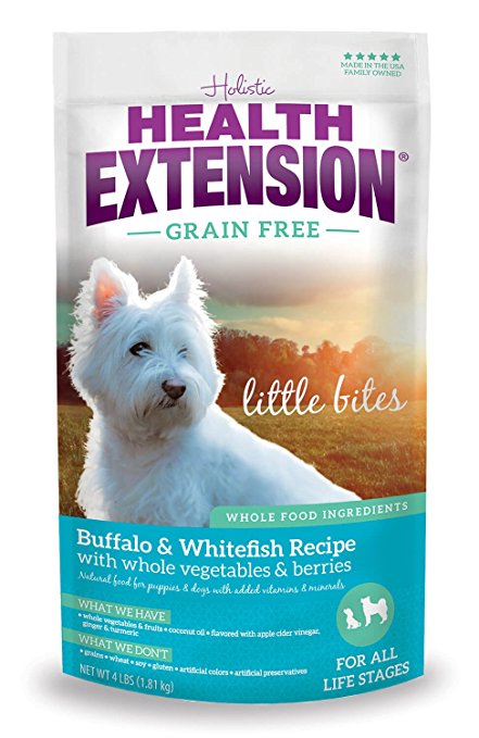 Vetsch 587174 10 Lbs Health Extension Grain Free Buffalo & Whitefish Little Bites Pet Food