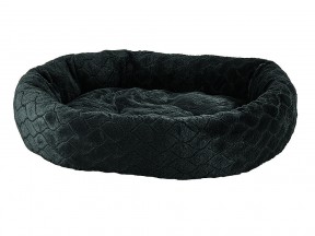 Ethic 603237 27 In. Pets Sleep Zone Diamond Cut Lounger Bed - Black