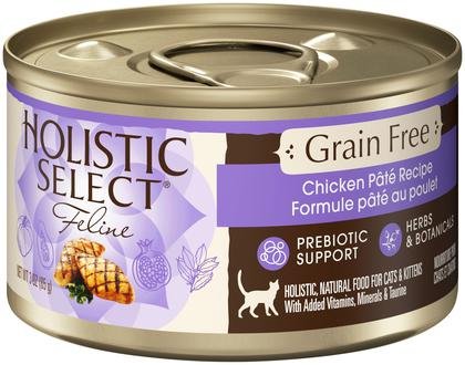 Welpt 634574 24 X 3 Oz Holistic Select Natural Grain Free Wet Canned Cat Food - Chicken Pate Recipe