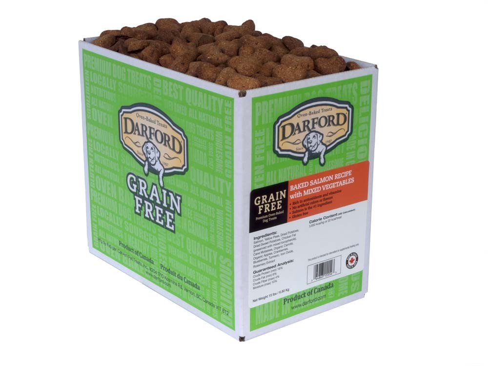 Darhc 648167 Oven Baked Grain Free Peanut Butter With Mixed Veggies Dog Treats