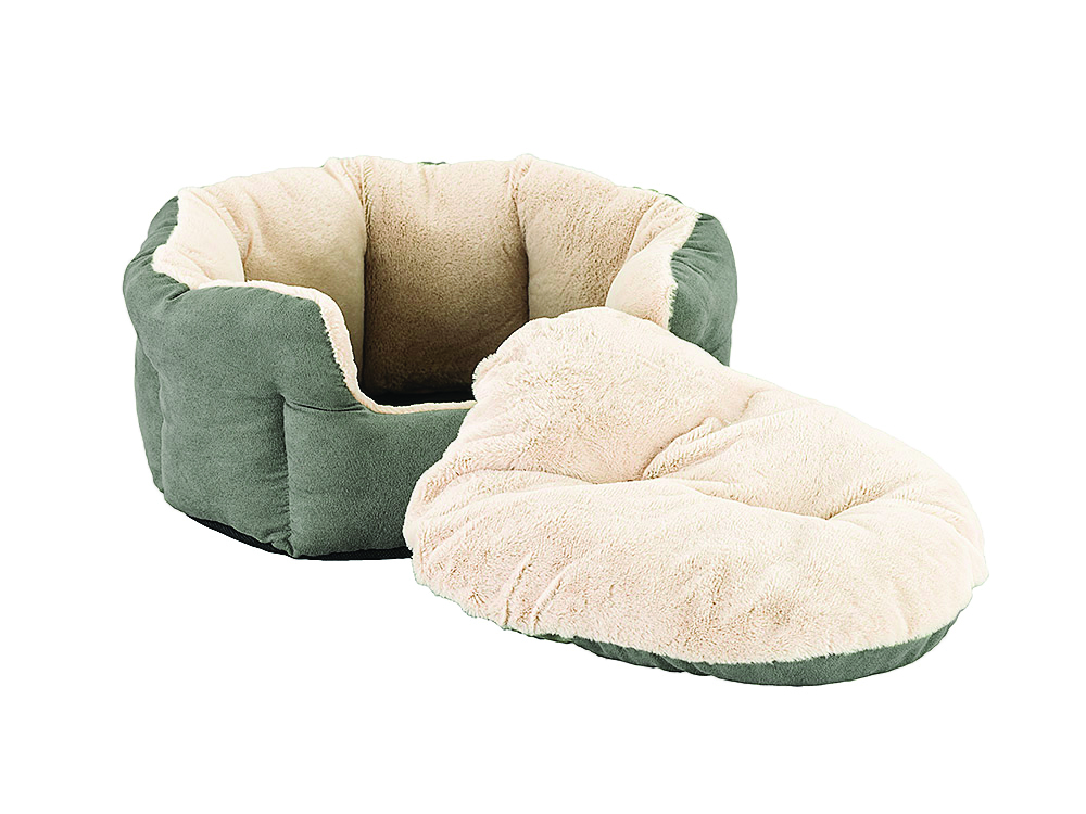 Ethic 603211 18 In. Sleep Zone Reversible Cushion, Light Grey