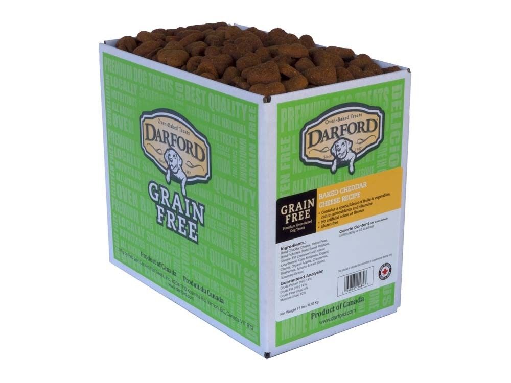 Darhc 648169 Darford Grain Free Baked Cheddar Cheese Treat, 15 Lbs
