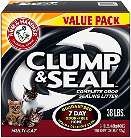 718014 38 Lbs Arm & Hammer Multi-cat Clump & Seal Clumping Litter