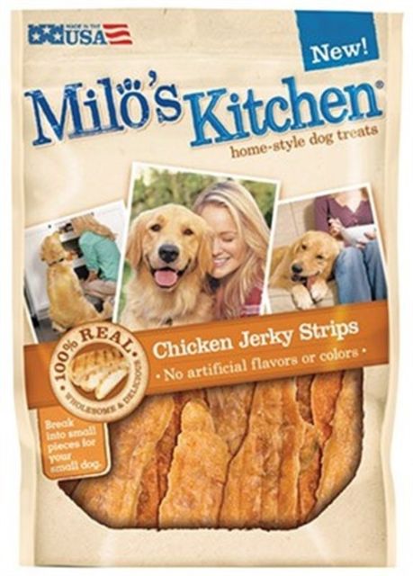 Delmon 799093 15 Oz Milo Kitchen Chicken Jerky Strips Dog Treats - Pack Of 4