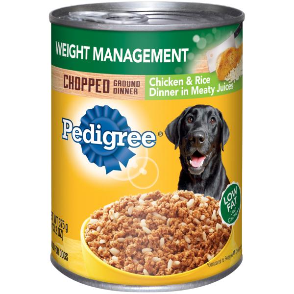 Marspc 798376 13.2 Oz Pedigree Lean Chicken & Rice Dinner In Meaty Juices For Dog - Pack Of 12