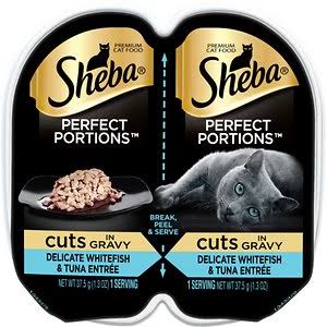 Marspc 798539 2.6 Oz Sheba Perfect Portions White Fish & Trout Cut - Pack Of 24