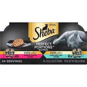 Marspc 798540 2.6 Oz Sheba Perfect Portions Seafood Cut - Pack Of 2, 12 Count