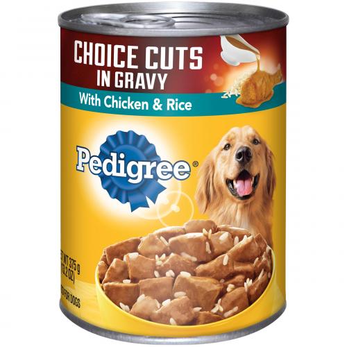 Marspc 798375 13.2 Oz Pedigree Choice Cuts, Chicken & Rice - Pack Of 12