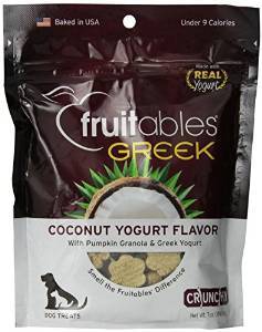 Vetsci 953007 7 Oz Fruitables Greek Coconut Yogurt Dog Treat - Case Of 8