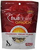 Vetsci 953011 7 Oz Fruitables Greek Strawberry Yogurt Crunchy Dog Treats - Case Of 8