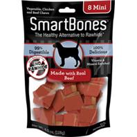 Petmx 923070 Smartbones Mini Beef Dog Chew, Pack Of 8