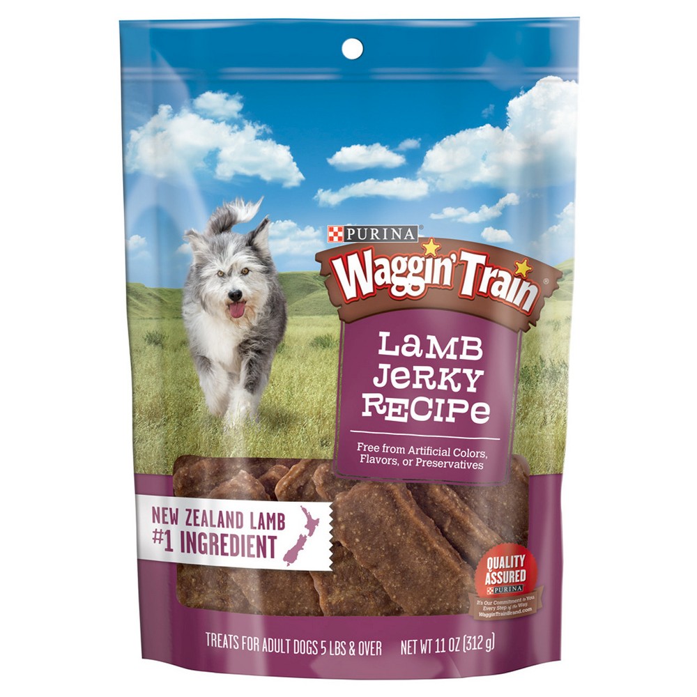 UPC 807020171372 product image for Purina 070065 11 oz Purina Waggin Lamb Jerky Dog Treats - Pack of 4 | upcitemdb.com