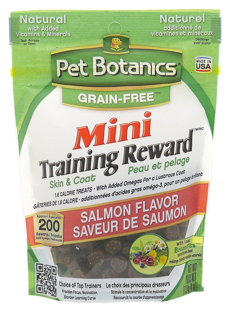 121170 4 Oz Pet Botanics Mini Training Rewards Grain Free Salmon Treats For Dogs