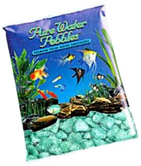 Worldwide Imports 029566 5 Lbs Purewater Frosted Pebble, Green - 6 Piece
