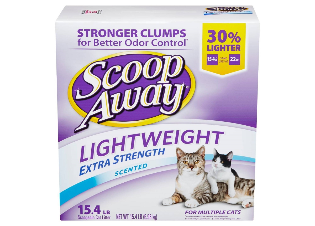 261224 15.4 Lbs Scoop Away Lightweight Extra Strength Scented Cat Litter