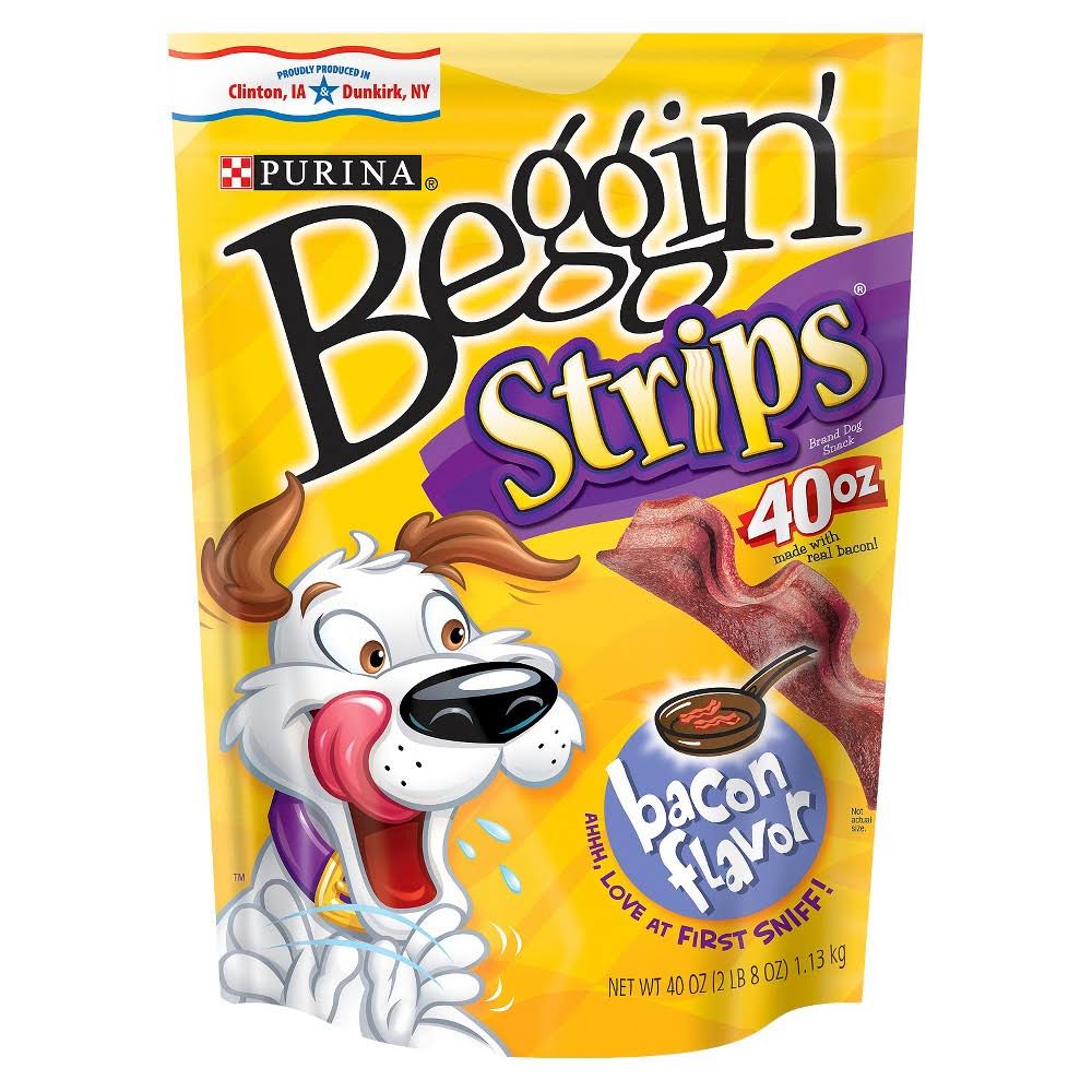 Purina 381362 40 Oz Beggin Strips Bacon - Pack Of 3