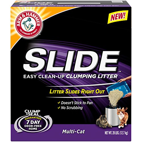 718019 28 Lbs Arm & Hammer Slide Multicat Clumping Cat Litter