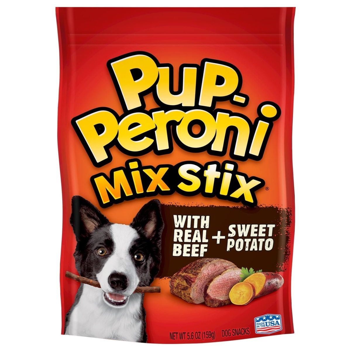 Pup-peroni 799915 5.6 Oz Pup-peroni Mix Stix Braised Beef With Sweet Potato