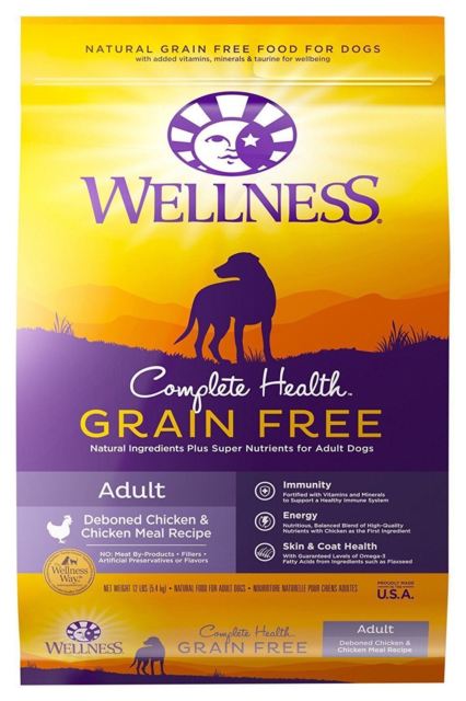 634544 12 Oz Wellness Complete High Natural Crain Free Chicken Dog Food