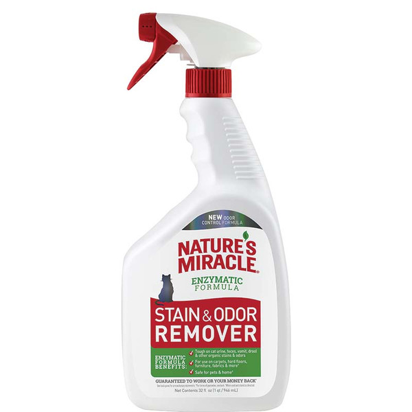 309504 32 Oz Natures Miracle Cat Stain And Odor Remover