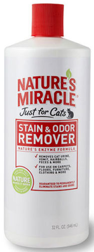 309547 32 Oz Natures Miracle Just For Cats Stain & Odor Remover