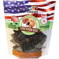 395129 6 Oz Usa Beef Liver Treats Natural Chew Treats