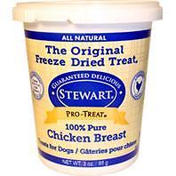 731088 3 Oz Rn Stewart Freeze Chicken Breast Dried Treat