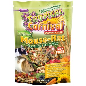 423687 5 Lbs Natural Pet Mouse & Rat Fortified Daily Diet - Case Of 6