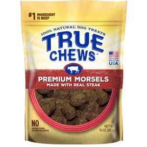 314044 10 Oz True Chews Premium Morsels Real Steak Dog Treats
