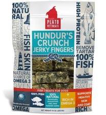 595063 10 Oz Hundurs Crunch Fish Jerky Fingers Dog Treats