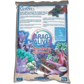 Caribsea 084223 25 Lbs Arag-alive Black Aquarium River Rock
