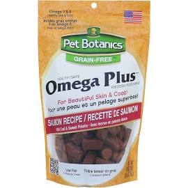 121178 12 Oz Pet Botanics Omega Treats For Dogs, Salmon Recipe