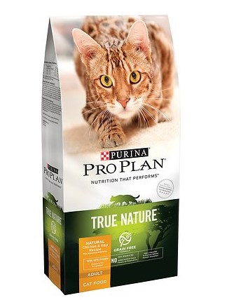 381156 Pro Plan True Nature Natural Chicken & Egg Recipe Grain-free Dry Cat Food - Case Of 6