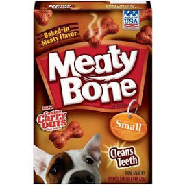 799954 22.5 Oz Meaty Bone Dog Snacks, Small - Case Of 6