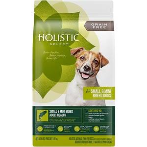 635114 Holistic Select Small & Mini Breed Adult Health Anchovy, Sardine & Chicken Meals Recipe Dry Dog Food - Case Of 6
