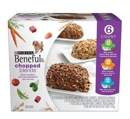 178353 10 Oz Beneful Chopped Blends Variety Pack Wet Dog Food