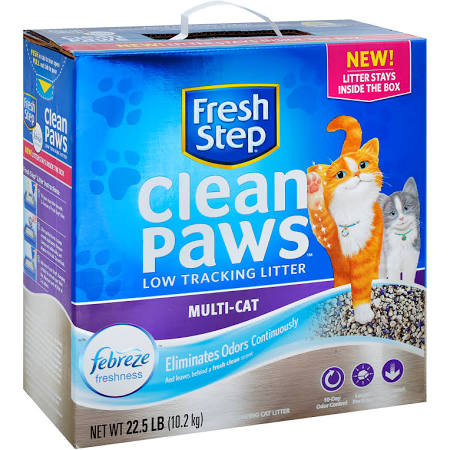 261002 Febreze Freshness Fresh Step Clean Paws Cat Litter