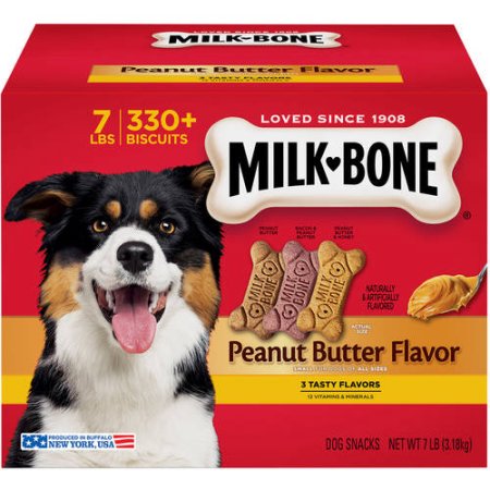 799616 7 Lbs Milk-bone Peanut Butter Flavor Dog Treats - Small & Medium