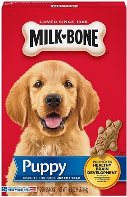 799625 16 Oz Milk-bone Original Puppy Biscuit Dog Treats - Case Of 6