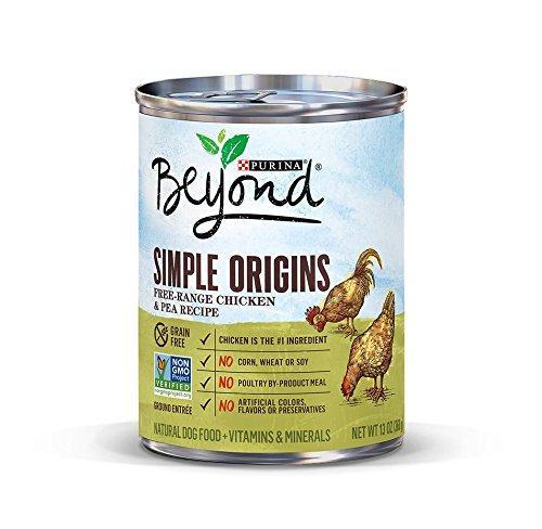 178356 12.5 Oz Beyond Simple Origins Free-range Chicken & Pea Recipe Natural Dog Food - Case Of 12