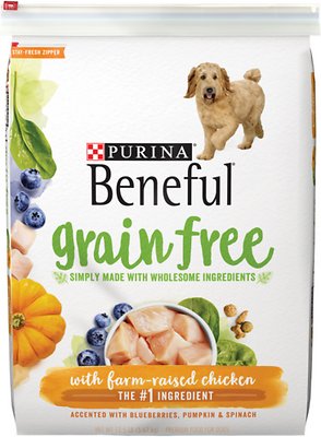 178332 4.5 Lbs Beneful Grain Free With Real Farm-raised Chicken Dry Dog Food - Case Of 4