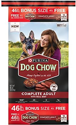 178468 46 Lbs Dog Chow Complete Adult With Real Beef Dry Dog Food