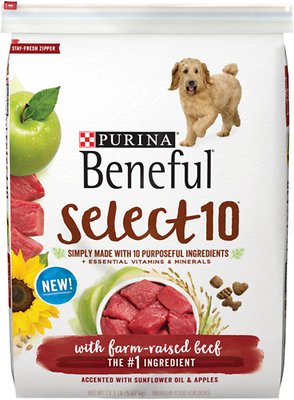 178791 12.5 Lbs Beneful Select 10 With Farm-raised Beef Dry Dog Food